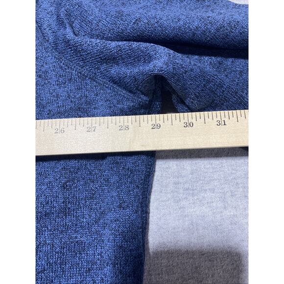 Eddie Bauer Sweater Mens XXXB Blue 1/4 Quarter Zip Outdoors Fleece 3XB - Picture 8 of 8